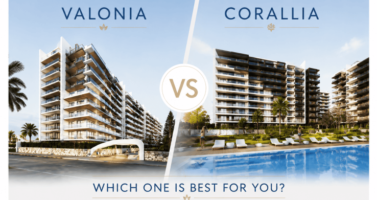 Valonia o Corallia: ¿Qué obra nueva elegir en Punta Prima?