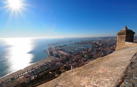  Castle of Santa Bárbara in Alicante, Costa Blanca