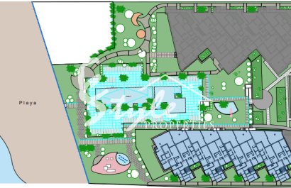 Новые апартаменты на продажу на первой линии моря в Дении, Аликанте, Коста Бланка. ON1819