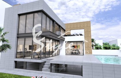 На продажу новая вилла в 100м от моряна Коста Бланке, Ориуэла Коста.ON1248. 