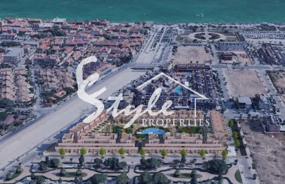 Nueva casa adosada junto a la playa en venta en Torre de la Horadada, Costa Blanca, España. ON1233_A