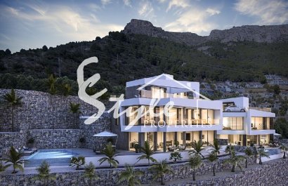 Villa de lujo de obra nueva en venta en Calpe, Costa Blanca, España. ON1501