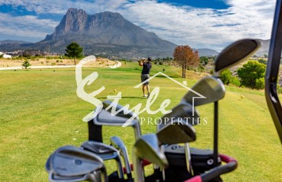 Casas adosadas de obra nueva en Finestrat, Costa Blanca, España. ON1513_A