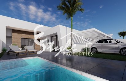 New semi-detached villas for sale in Torrepacheco, Costa Blanca, Spain. ON1572