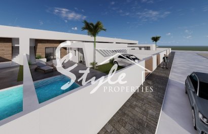 New semi-detached villas for sale in Torrepacheco, Costa Blanca, Spain. ON1572