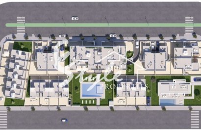 Таунхаусы новой постройки недалеко от пляжа в Торре де ла Орадада, Коста Бланка, Испания. ON1817
