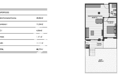Вторичное жилье - Апартаменты/Квартира - Сан Мигель де Салинас - San Miguel De Salinas