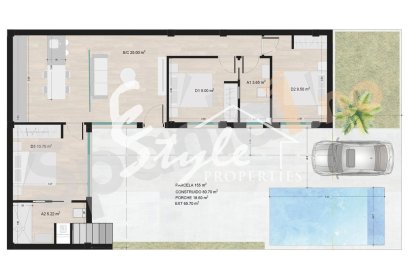 Resale - Villa - Torre Pacheco - Roldán