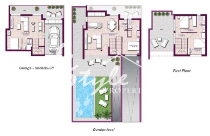 New build detached house for sale close to the sea in Campello, Alicante, Costa Blanca, Spain ON002