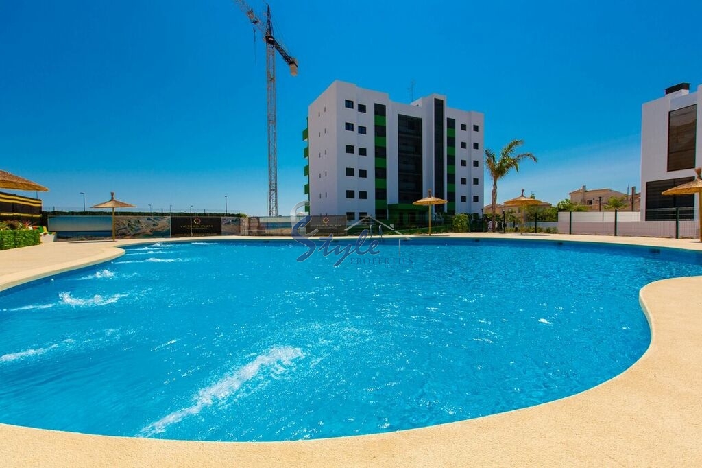 New build apartments with panoramic sea views close to the beach in Orihuela Costa,  Costa Blanca, Spain