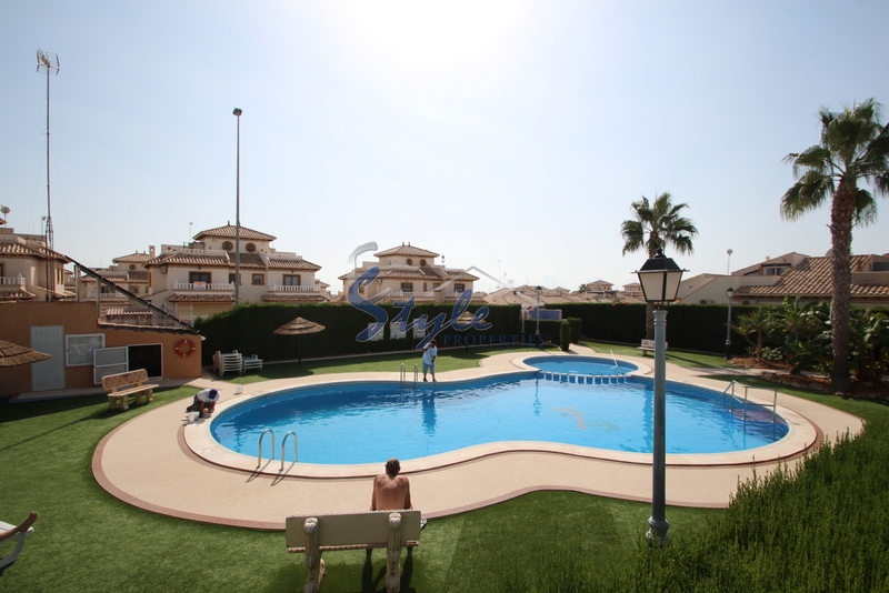 Beautiful townhouse  South orientation with sea views and large garden in Lomas de Cabo Roig, Orihuela Costa, Costa Blanca, Spain