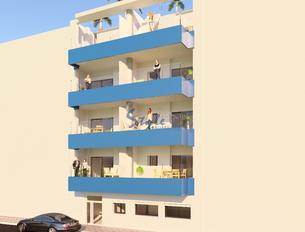 Nuevos modernos apartamentos en la playa de Torrevieja, Alicante, Costa Blanca , España