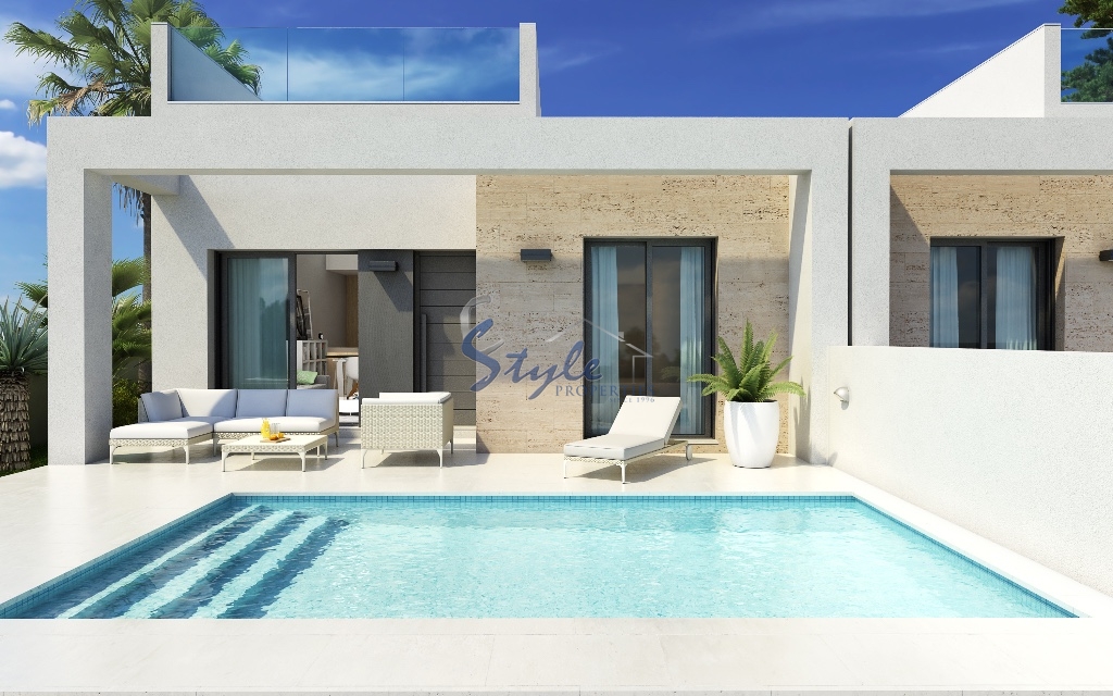 Buy new build bungalow with private pool in Alicante, Costa Blanc,Spain