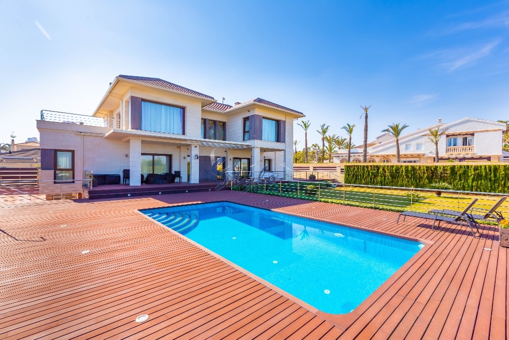 Exusive villa close to sea with sea views in La Mata, Alicante, Costa Blanca, Spain