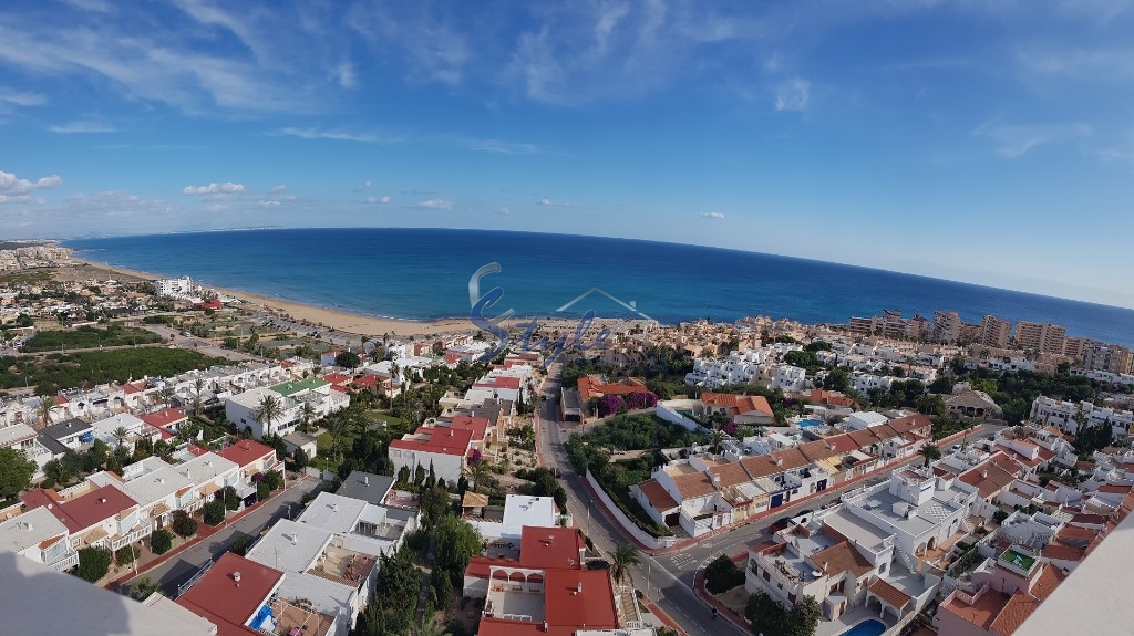 For sale an apartment with sea views on the beach of La Mata, Costa Blanca