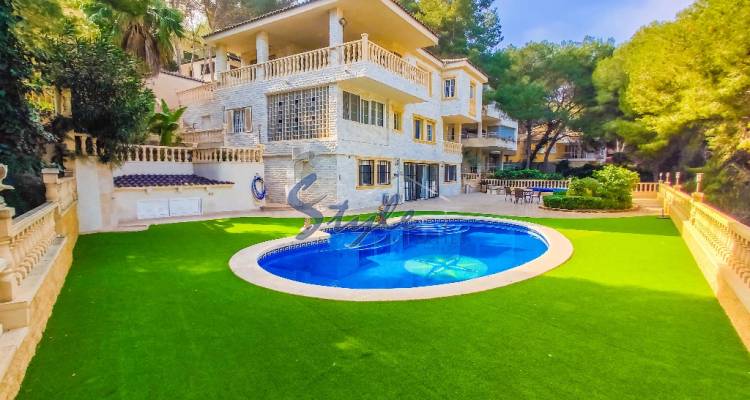 For sale villa close to the beach Campoamor, Orihuela Costa, Costa Blanca, Spain