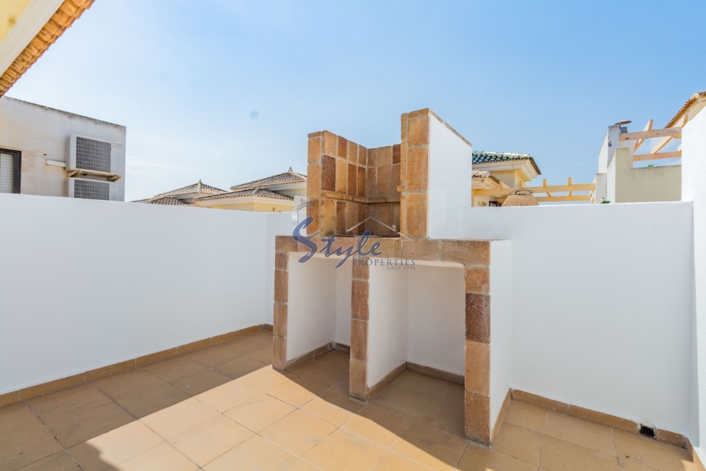 Buy semi-detached duplex with private garden in Playa Flamenca, Orihuela Costa. ID: 4613