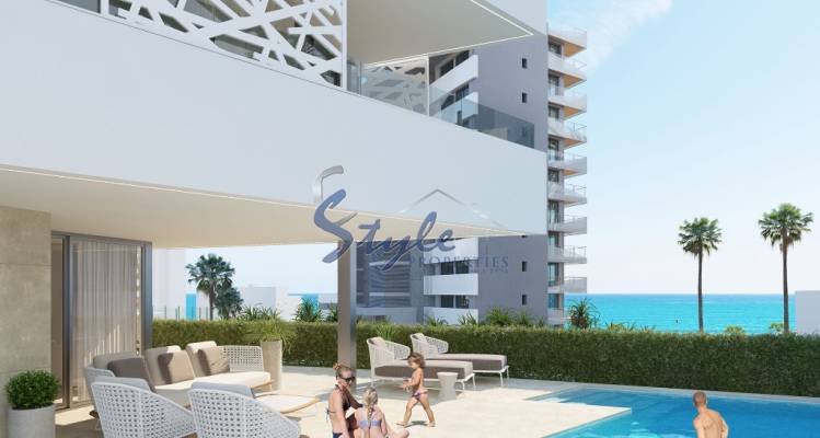 For sale new build villa first line to the sea in Alicante, Costa Blanca, Spain