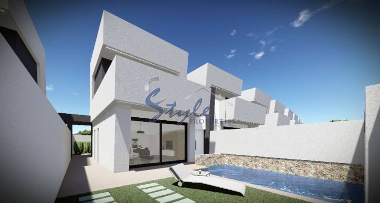 New build house for sale close to the sea in Santiago de la Ribera, Murcia, Spain.ON1045