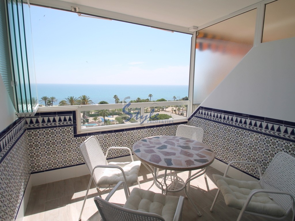 Купить квартиру с видом на море на первой линии от пляжа в Ла Мата, Торревьеха. ID 4710