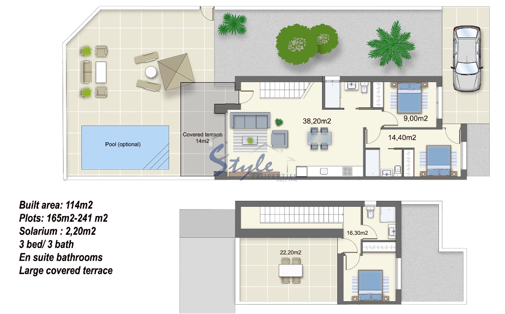 Chalets de nueva construcción en venta en Benijofar, Costa Blanca, España