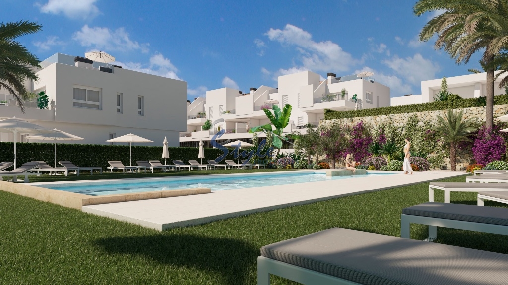 Semi-detached houses with private pool for sale in Orihuela Costa, Costa Blanca, Spain