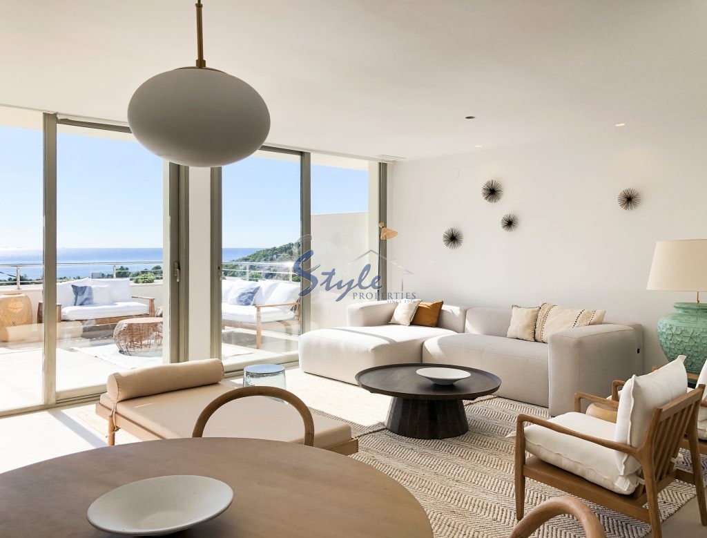 For sale new apartment with sea view in Altea, Costa Blanca, Spain ON1008