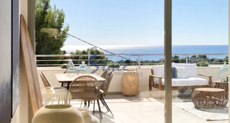 For sale new apartment with sea view in Altea, Costa Blanca, Spain ON1008