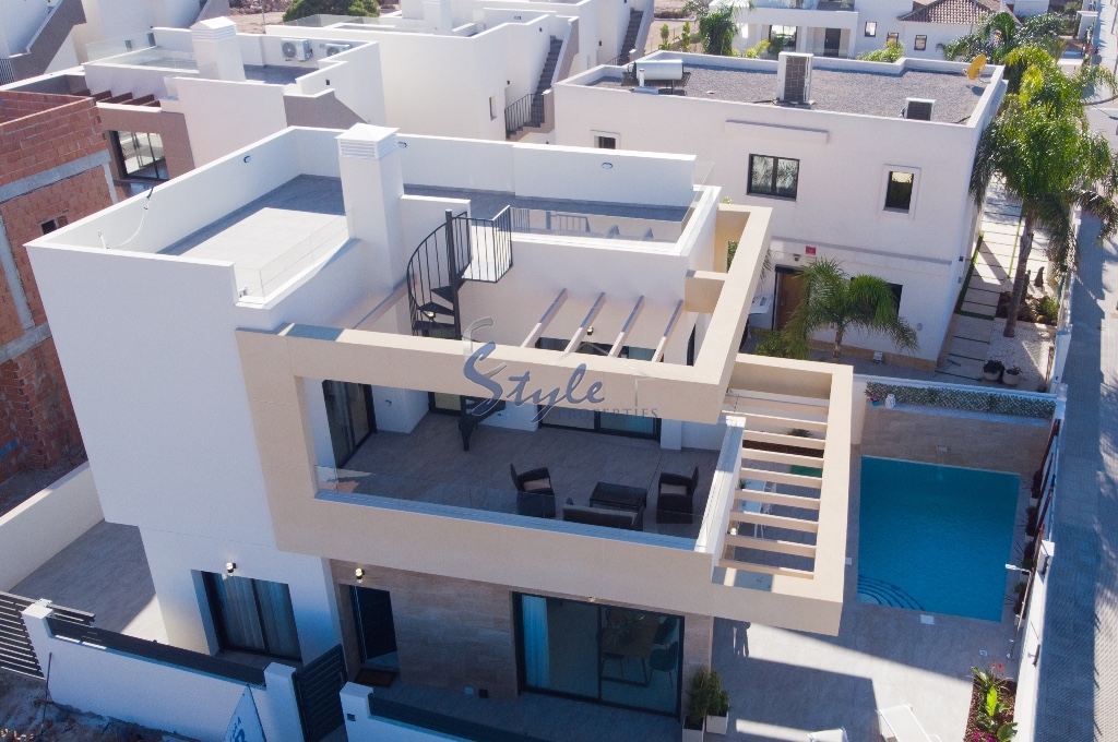 Modern Villas with 3 bedrooms for sale in La Herrada, Los Montesinos, Costa Blanca, Spain