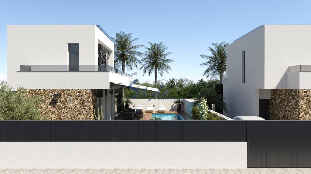 New development of 7 villas for sale in La Mata, Torrevieja, Costa Blanca, Spain