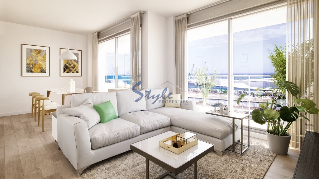 2 and 3 bedroom apartments for sale in a new project in the center of Alicante, Costa Blanca, Spain