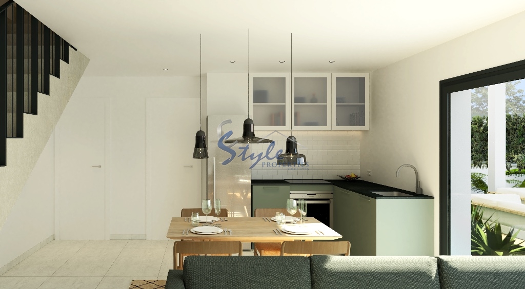 Town houses with 3 and 2 bedrooms for sale in Santa Pola, Gran Alacant, Alicante, Spain ON567