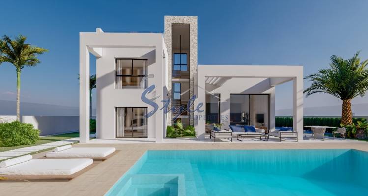 Villas de nueva construcción con vistas abiertas en venta en Benidorm, Costa Blanca Norte, España