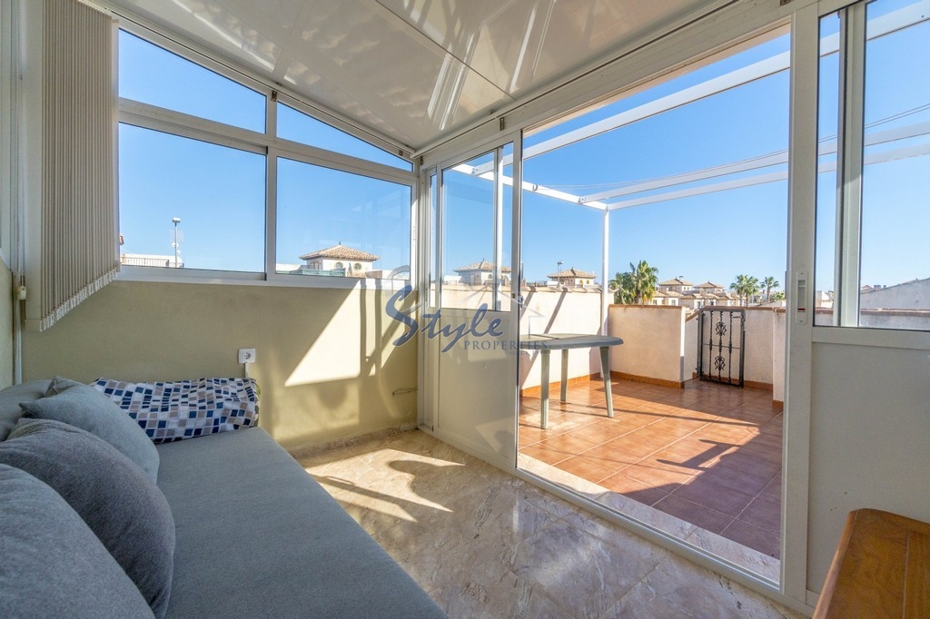 Buy semidetached chalet with large private garden area in Costa Blanca close to sea in La Zenia. ID: 4289