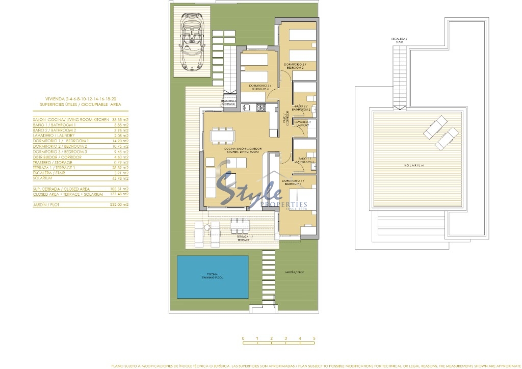 villas semi-adosadas en venta en Vista Bella Golf, Vega Baja. ID: ON1366