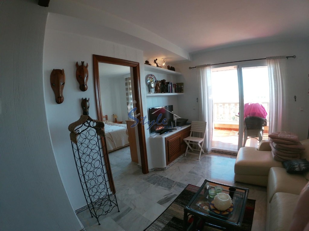 Buy apartment with sea view in Torrevieja, Costa Blanca, 600 meters from the beach. ID: 4769