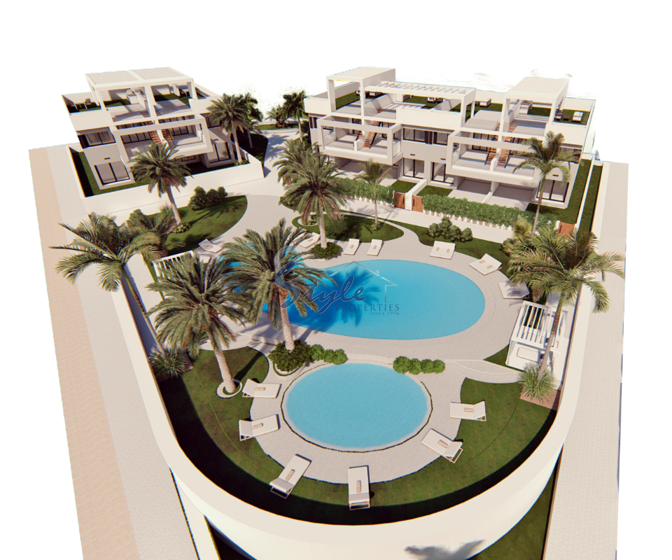 For sale 2 bedroom apartments in brand new residential complex near Pink Lagoon in Torrevieja, Costa Blanca. ID ON1118