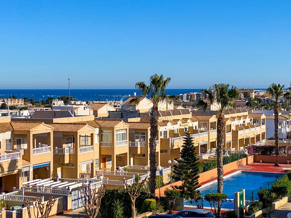 For sale townhouse  with sea views in Ciñuelica , Punta Prima, Costa Blanca, Spain. ID1199 