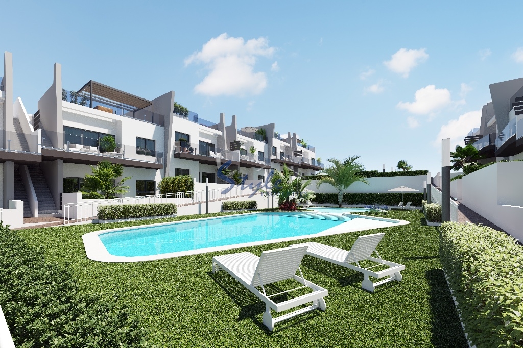 For sale ground floor new apartment in San Miguel de Salinas, Alicante, Costa Blanca, Spain. ON1170