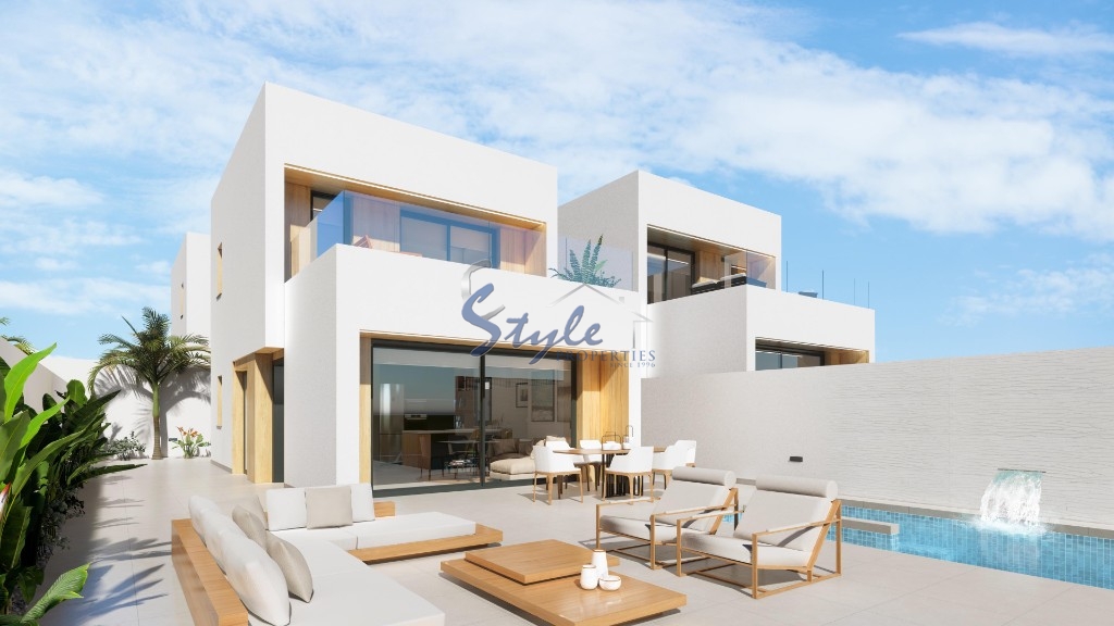 New villas for sale close to the beach in Aguilas, Costa Calida, Spain. ON1421