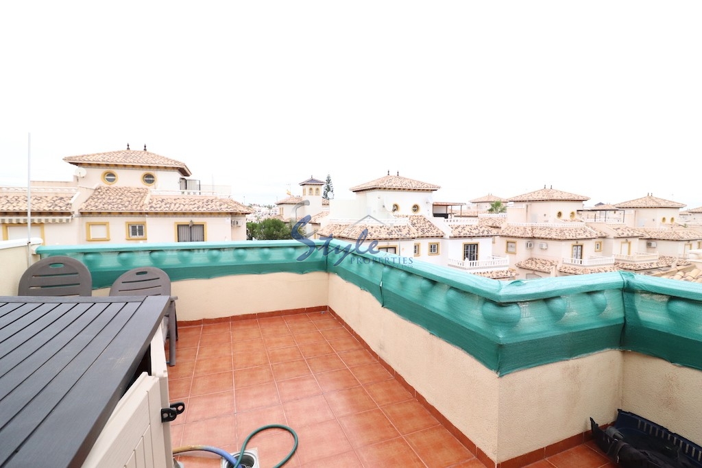 Buy Terraced house with sea views and private garden for sale in Lomas de Cabo Roig, Orihuela Costa. ID: 4964