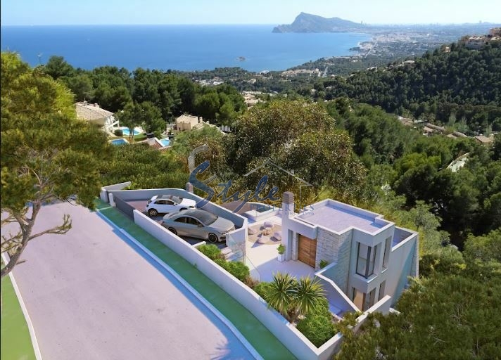 For sale new villa in Altea , Altea hills, Costa Blanca, Spain.ON1119