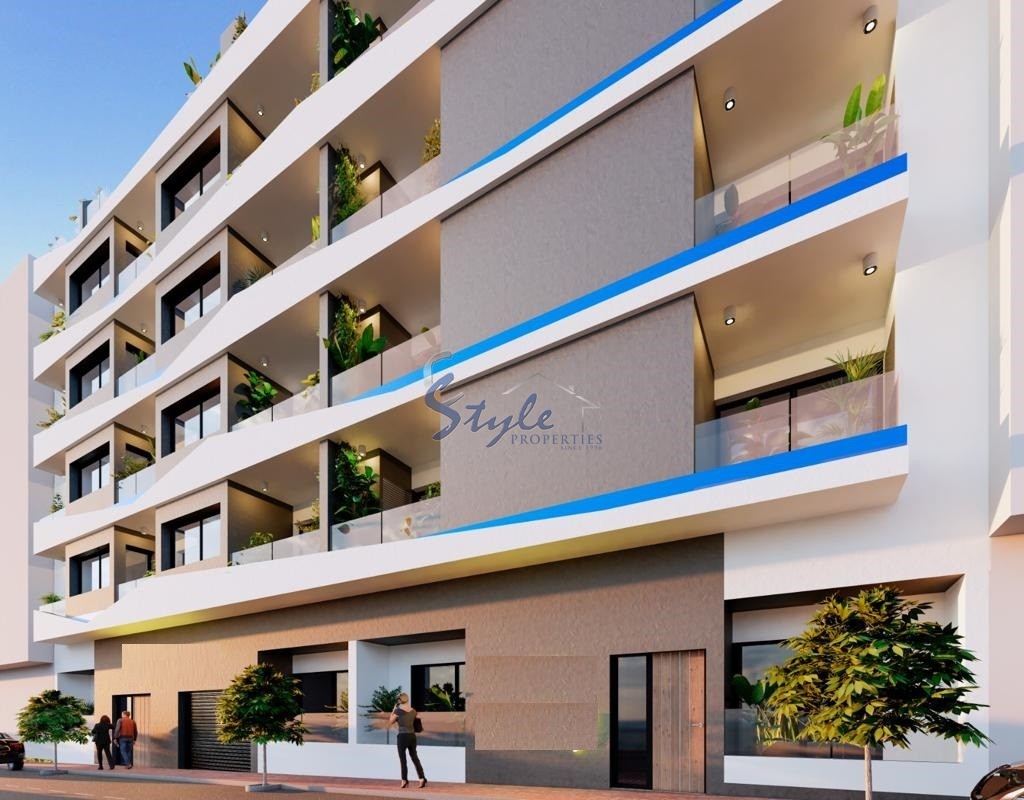 Nuevos apartamentos cerca del mar en Torrevieja, Costa Blanca, España. ON1443