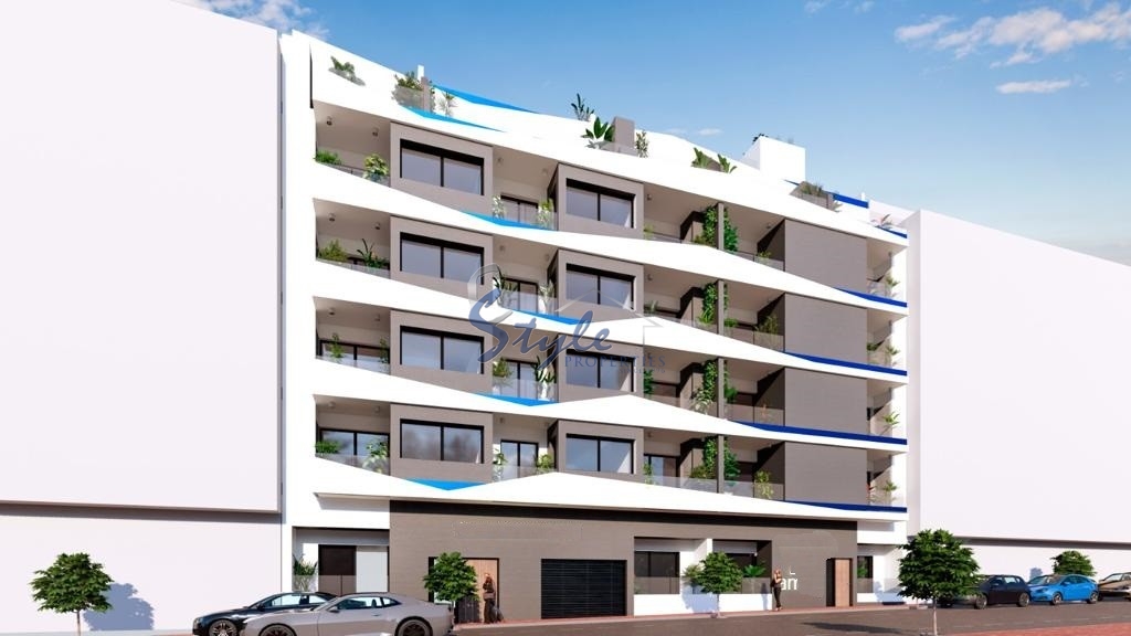 Nuevos apartamentos cerca del mar en Torrevieja, Costa Blanca, España. ON1443