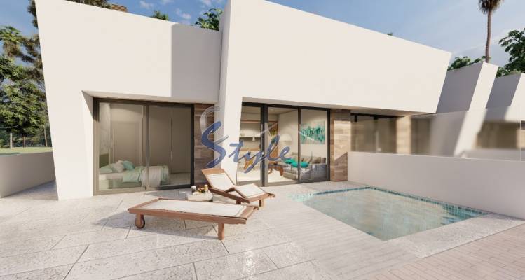 New semi-detached villas for sale in Torrepacheco, Costa Blanca, Spain. ON1462
