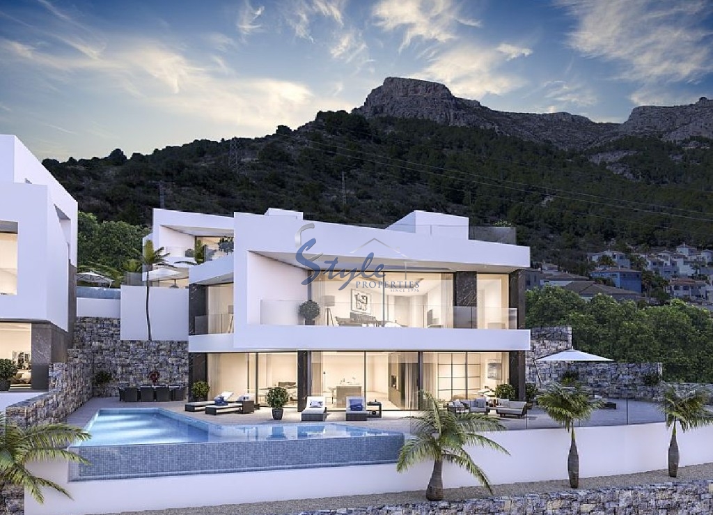 Villa de lujo de obra nueva en venta en Calpe, Costa Blanca, España. ON1501