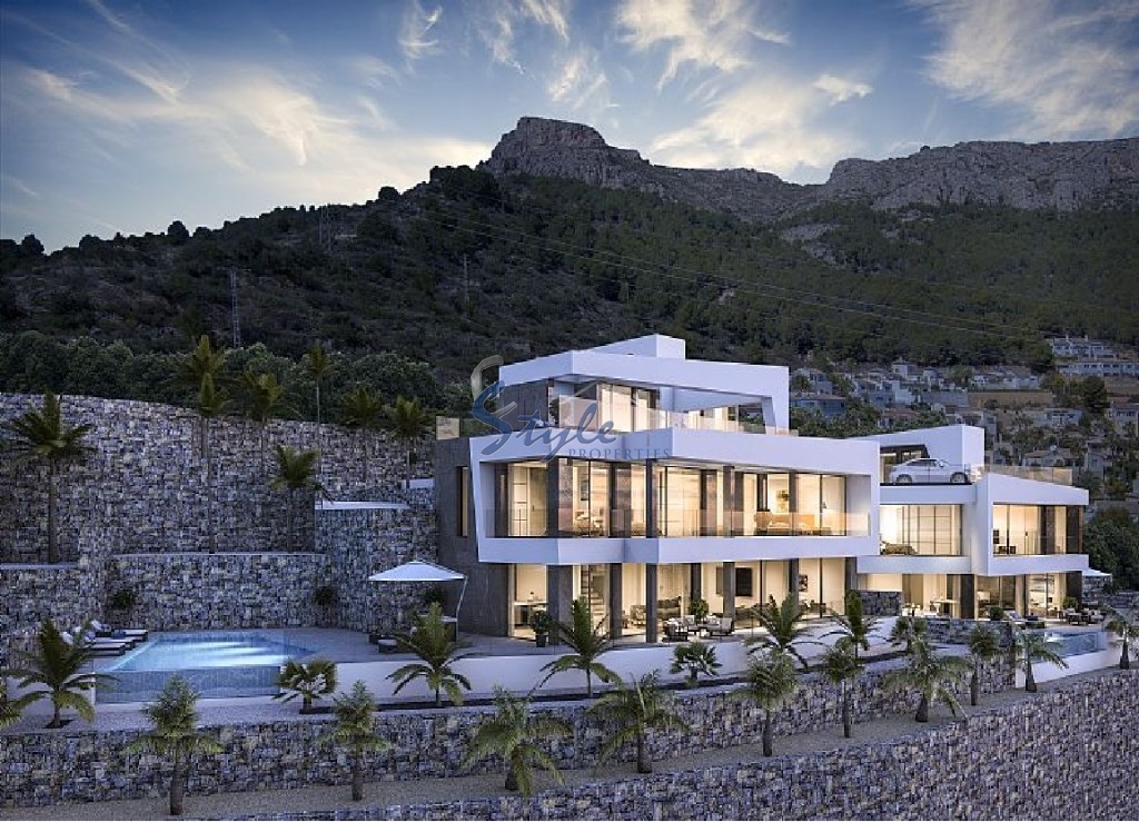 Villa de lujo de obra nueva en venta en Calpe, Costa Blanca, España. ON1501