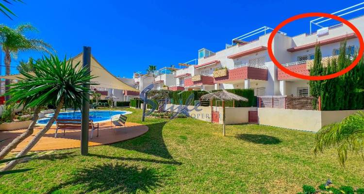 se vende apartamento con solarium in Punta Prima, Playa Flamenca& Orihuela Costa. ID1644