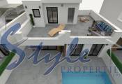 New build villas for sale in San Pedro del Pinatar, Murcia, Spain. ON1843