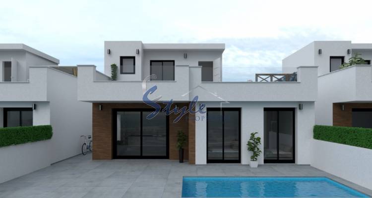 New build villas for sale in San Pedro del Pinatar, Murcia, Spain. ON1843